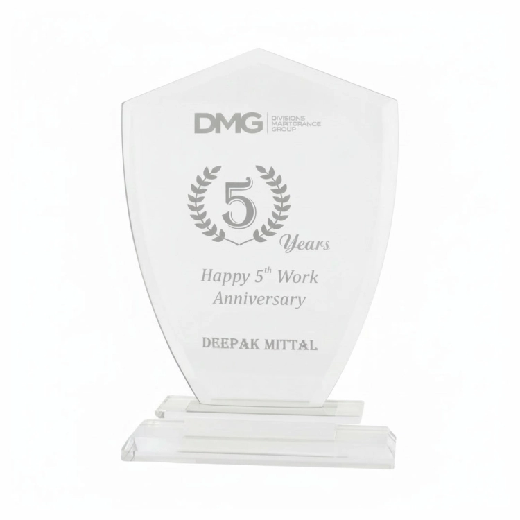 Crystal Milestone Excellence Trophy